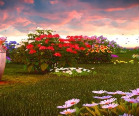 Stock Photo Bright flowers