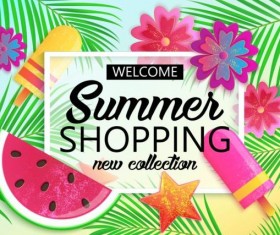 Summer big sale vector background 01