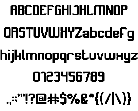 Switch System font