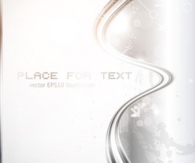 Tech wavy abstract illustration vector design 02