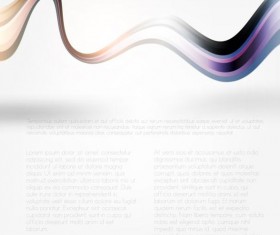 Tech wavy abstract illustration vector design 03