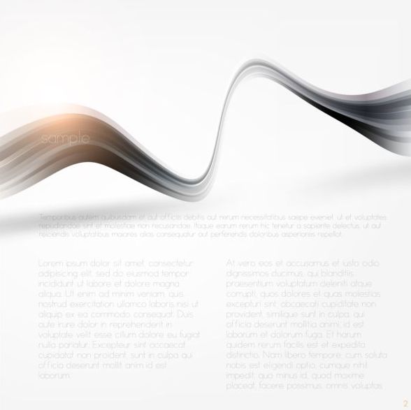 Tech wavy abstract illustration vector design 10