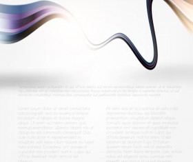 Tech wavy abstract illustration vector design 12