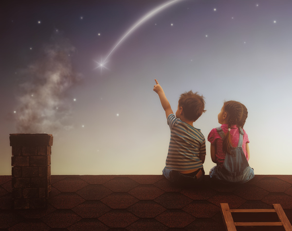 The number of stars on the roof of the children HD picture