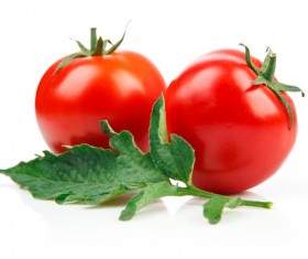 Tomato on a white background HD picture