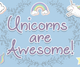 Unicorns are Awesome font