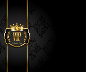 VIP background luxury design vectors 10