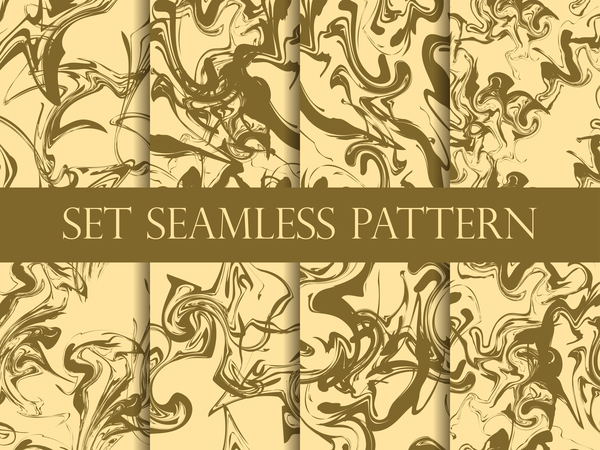 Vector marbling seamless pattern material 06