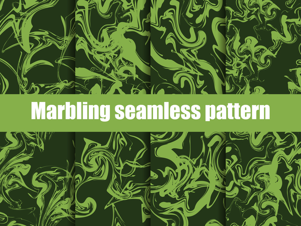 Vector marbling seamless pattern material 07
