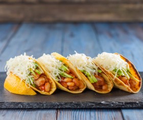 Vegetable Tortilla Stock Photo 01