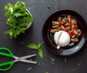 Vegetables and mix tomatoes Stock Photo