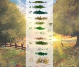 Vegetation PS brushes