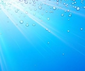 Water background with bubbles and sunlight vector 03