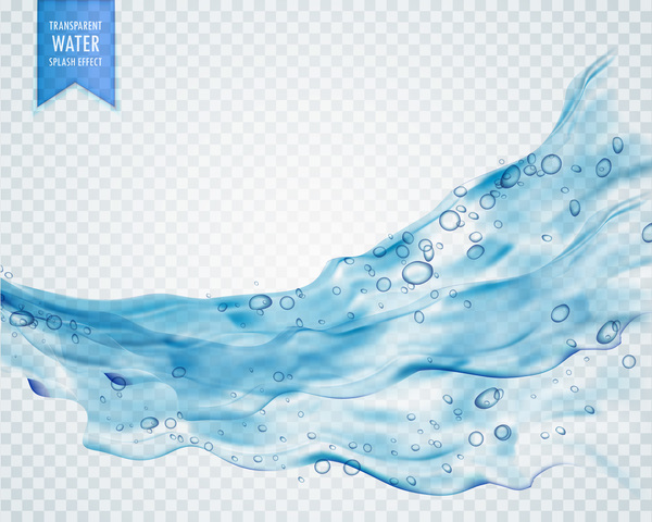 Water wave illustration vectors 07
