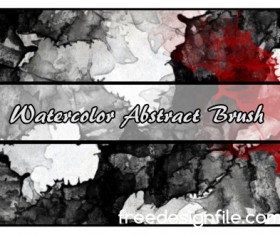 Watercolor Abstract photoshop brushes