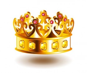 crown with patterns vector