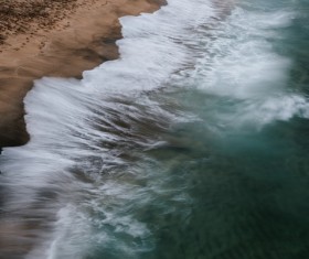 high tide Stock Photo