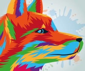 hound hand drawn watercolor vector