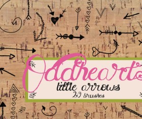 little arrows photoshop brushes