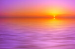 Dusk horizon sunset scenery HD picture free download