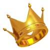 Golden crown with gem vector illustration 02 free download