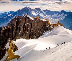 the climb Stock Photo