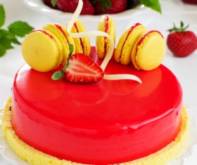 variety of exquisite delicious cake Stock Photo 02