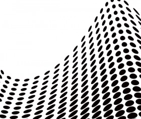 Abstract black cricles dots vector background 05