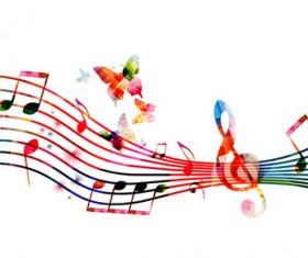 Hand drawn colored musical instruments vector 04 free download