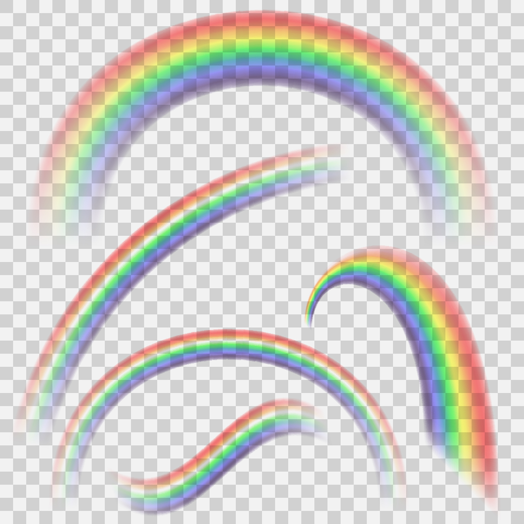 Abstract rainbow illustration vectors 02