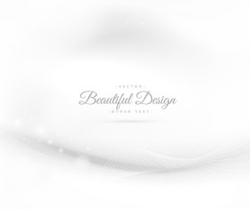 Abstract wavy lines with white background vector 04