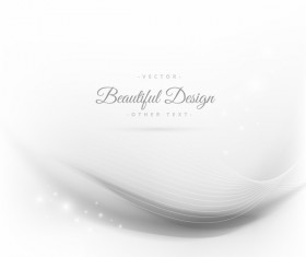 Abstract wavy lines with white background vector 07