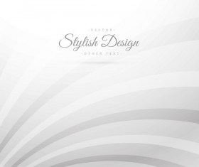 Abstract wavy lines with white background vector 18