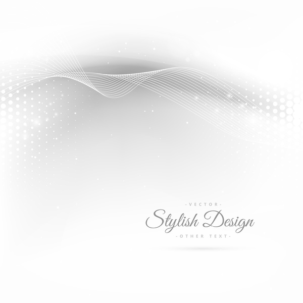 Abstract wavy lines with white background vector 21