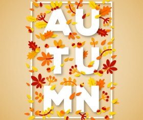 Autumn background vector