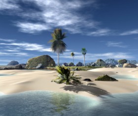 Beautiful scenery sea beach HD picture