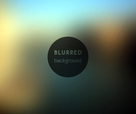 Black cricles with blurs background vector