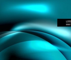 Blue circles with modern background vector 02