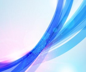 Blue wavy lines with abstract background vector 02