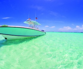 Boat on the sea Stock Photo