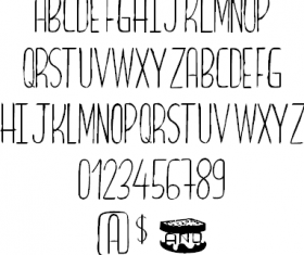 Bread and Cheese font