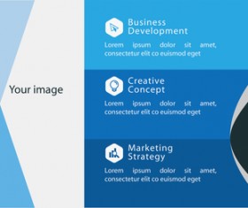 Business billboard template vectors material 03