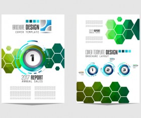 Business flyer brochure cover template vector 10
