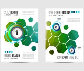 Business flyer brochure cover template vector 18