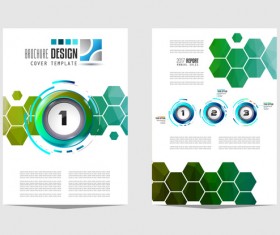 Business flyer brochure cover template vector 19