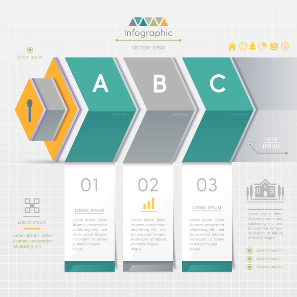 Business infographic banner vector template 01