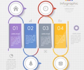 Business infographic banner vector template 03