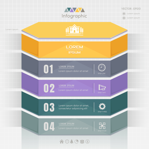 Business infographic banner vector template 05