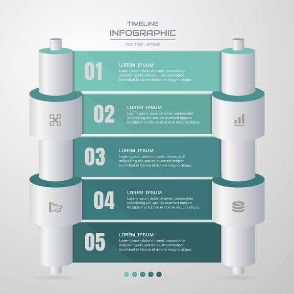 Business infographic banner vector template 07