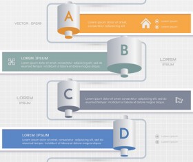 Business infographic banner vector template 08